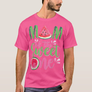 Mom Of The Sweet One Birthday Watermelon Matching  T-Shirt