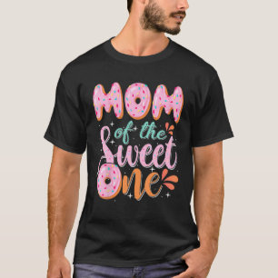 Mom Of The Sweet One Doughnut Birthday Party Match T-Shirt