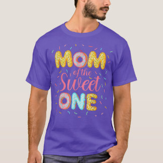 Mom Of The Sweet One Shirt 1st Bday Doughnut Mothe