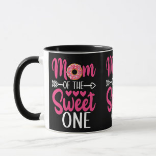 Mom of the Sweet One Sprinkled Doughnut Mug