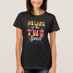 Mom Of The Two Sweet Ice Cream 2nd Birthday Girl T-Shirt