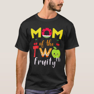 Mom Of The Twotti Frutti 2Nd Birthday Party Fruit T-Shirt