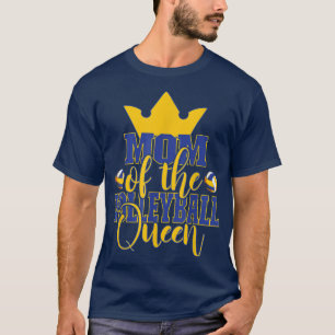 Mom Of The Volleyball Queen Family Matching  T-Shirt