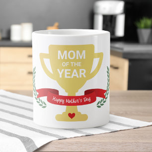 Mom Of The Year Mother's Day Large Coffee Mug