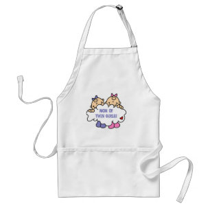 Mom of Twin Girls Tshirts and Gifts Standard Apron