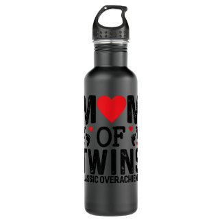 Mom Of Twins Classic Overachiever Twins mom Copy 710 Ml Water Bottle