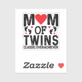 Mom Of Twins Classic Overachiever Twins mom Premiu