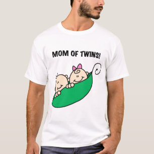 Mom of Twins-Peas in a Pod Tshirts and Gifts