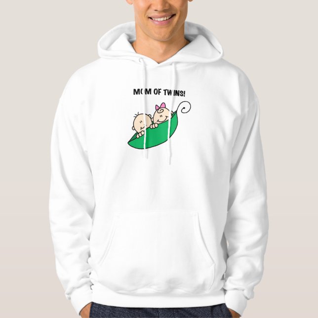 Mom of Twins-Peas in a Pod Tshirts and Gifts (Front)