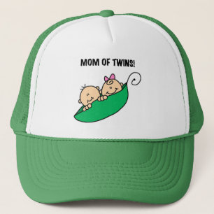 Mom of Twins-Peas in a Pod Tshirts and Gifts Trucker Hat