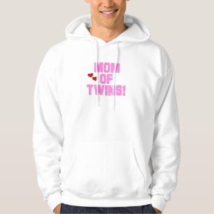 Mom of Twins-Pink Text Tshirts and Gifts
