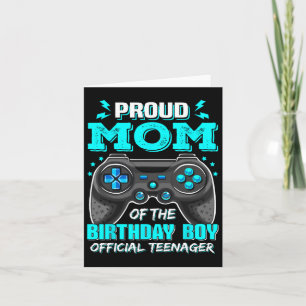 Mom Official Teenager Video Game 13th Birthday  Card