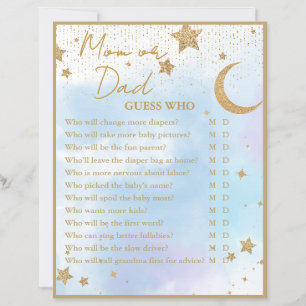 Mom or Dad Guess Who Baby Shower Game