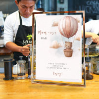 Mom-osa Bear on Balloon Baby Shower 