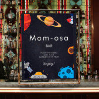 Mom-osa Space Boy Planets Astronaut Baby Shower