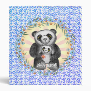 Mom Panda Bear Love custom binder 