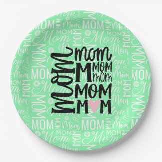 Mom paper plate