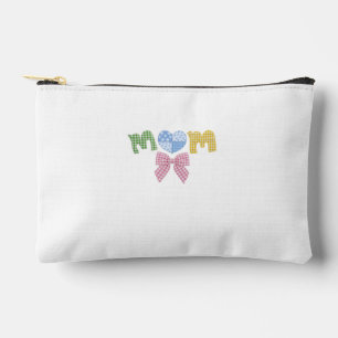 Mom Patchwork Mother's Day Gift Accessory Pouch