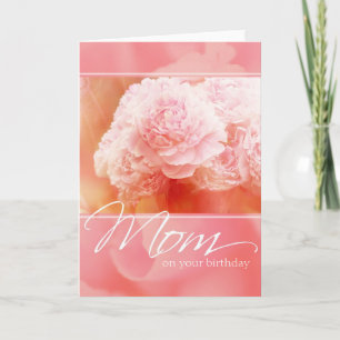 Mom Peony Birthday Card