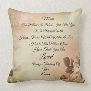 Mom Personalize Throw Pillow