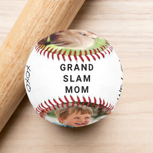 Mom Personalized Photo Baseball
