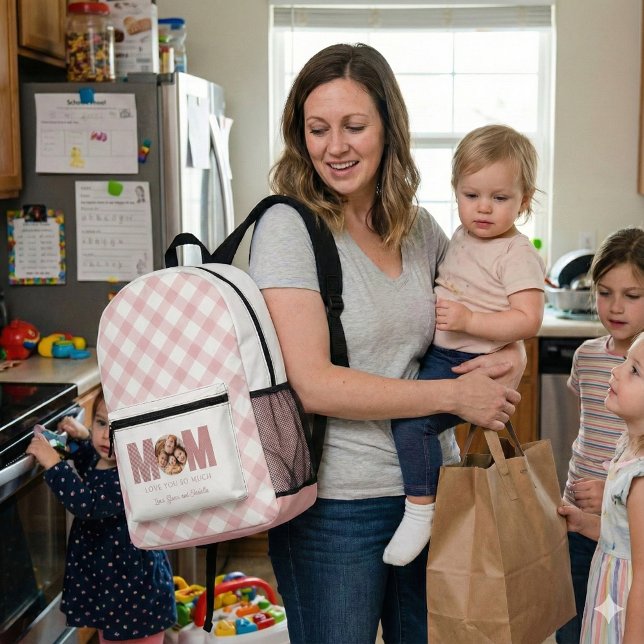 Mom Photo Backpack (Celebrate mom with this personalized photo backpack! )