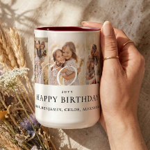 Mom Photo Collage Happy Birthday Keepsake Gift