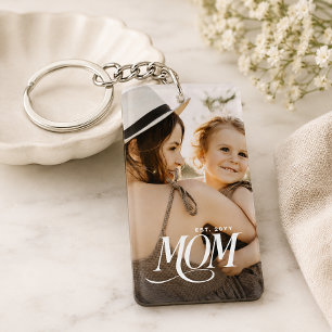 Mom Photo Keychain