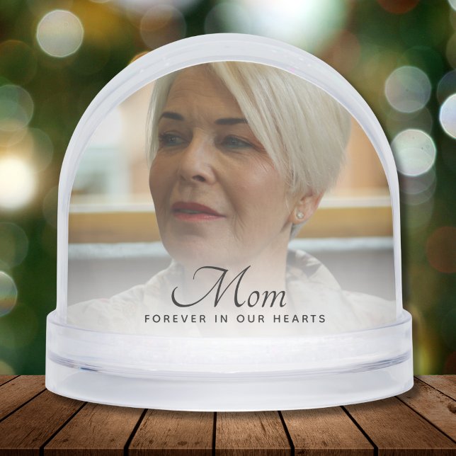 Mom Photo Memorial Snowglobe (Creator Uploaded)