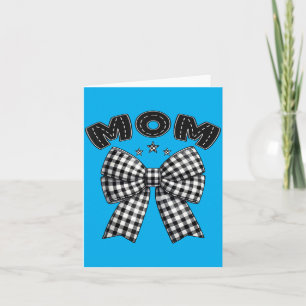 Mom Pit Crew Family Racing Birthday Race Car Card