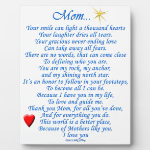 Mom... Plaque