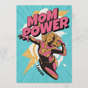 Mom Power Personalized Mother's Day Card