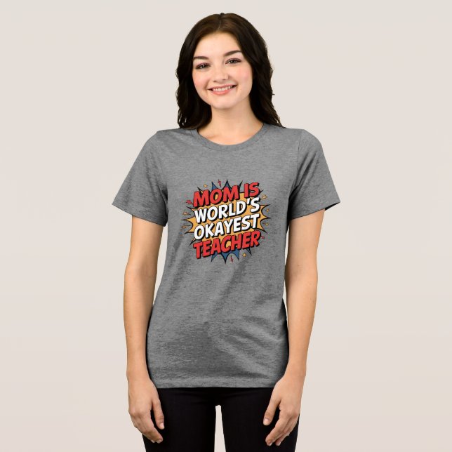 Mom Power Tri-Blend Shirt (Front Full)