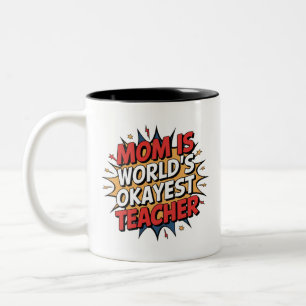 Mom Power Two-Tone Coffee Mug