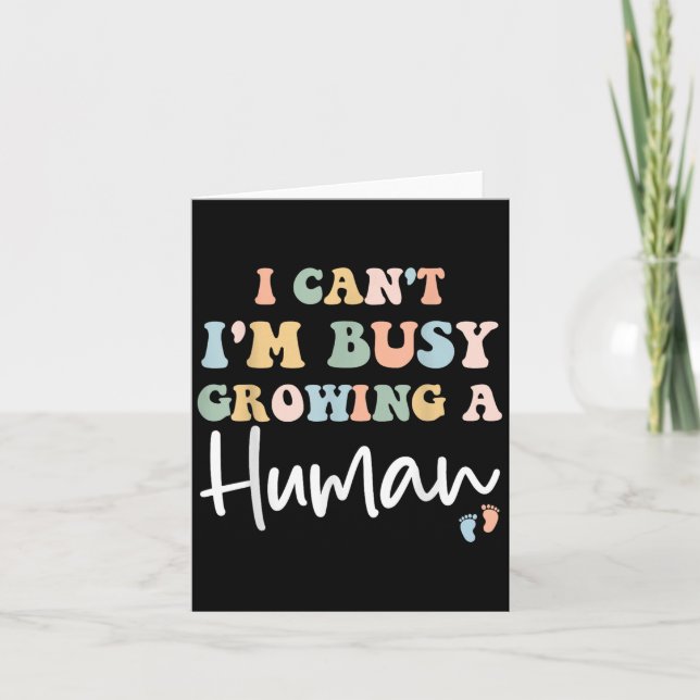 Mom Pregnancy Announcement I Can&#39;t I&#39;m Bus (Front)