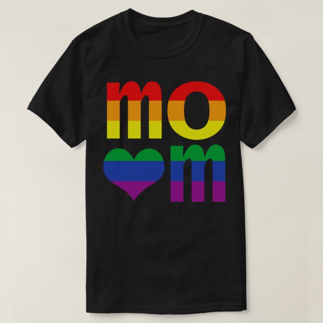 Mom Pride T-Shirt (Design Front)