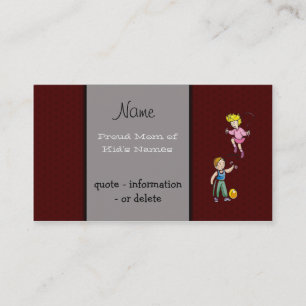 Mom Profile Card Template