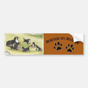Mom & Pups Bumper Sticker