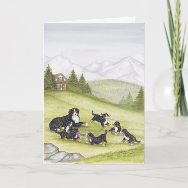 Mom & Pups Card (Front)