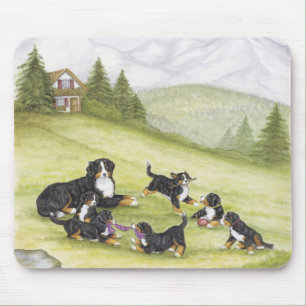 Mom & Pups Mouse Pad