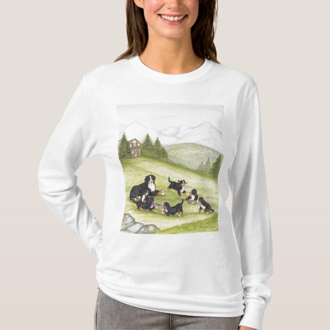Mom & pups T-Shirt (Front)