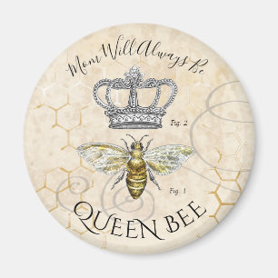 Mom Queen Bee Magnet