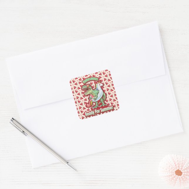 Mom Queen Floral  Square Sticker (Envelope)