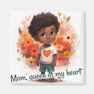 Mom, queen of my heart magnet