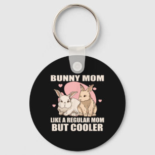 Mom Rabbit Animal Rabbit Mother Keychain