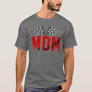 Mom Race Matching Family Racing Boy Birthday T-Shirt