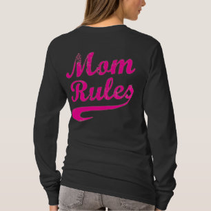 Mom Rules Funny Saying T-shirt