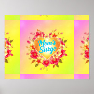 Mom’s Electric Love Surge Poster
