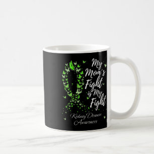 Mom’s Fight Is My Fight Kidney Disease Awareness  Coffee Mug