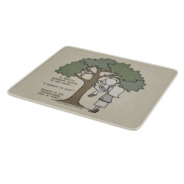 Mom’s Greatest Words Cutting Board (Corner)